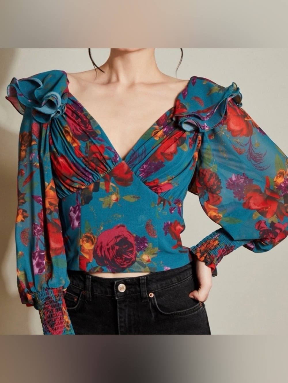 HUTCH Reni Ruffle Top - Picture 3 of 7